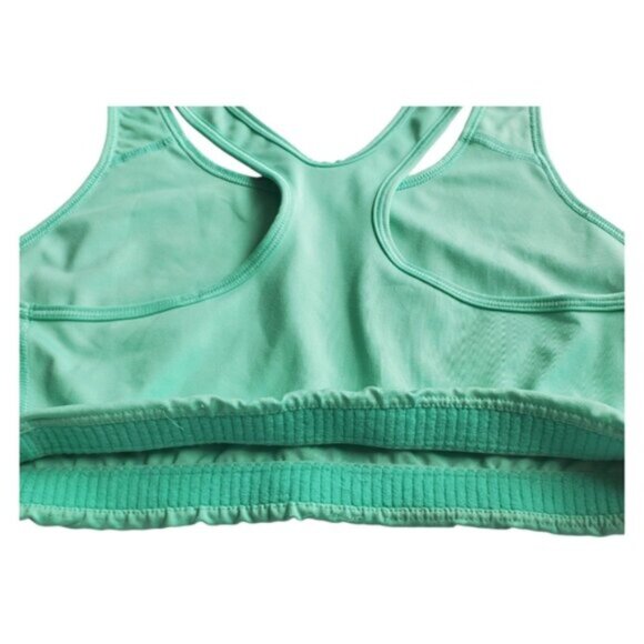 Nike Swoosh Aqua Green Sports Bra Size XL - Picture 4 of 8